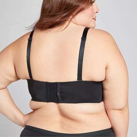 LANE BRYANT Cacique Lightly Lined Multi-Way Strapless Bra Plus Sz 44DD Cocktail - Picture 4 of 14